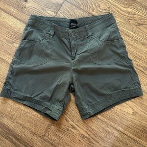 Kuhl Women's Size 10 Gunmetal Cotton Kontra Outerwear Shorts Hiking